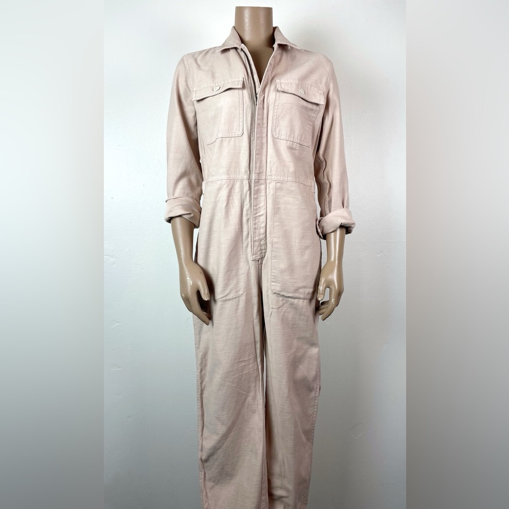 Madewell nude color coverall size s
